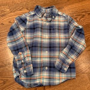 Children’s Place plaid button up shirt
